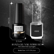 10 pcs Shiny Nail Gel Polish Set