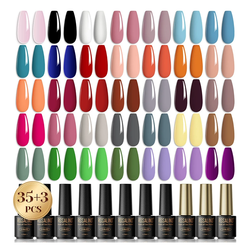 35 Colors Nail Gel Polish Kit with Accessory Tools