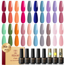 20+3 Nude Colors Nial Gel Polish Set