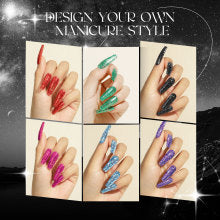 10 pcs Shiny Nail Gel Polish Set