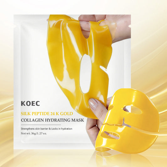 SILK PEPTIDE 24 K GOLD COLLAGEN HYDRATING MASK
