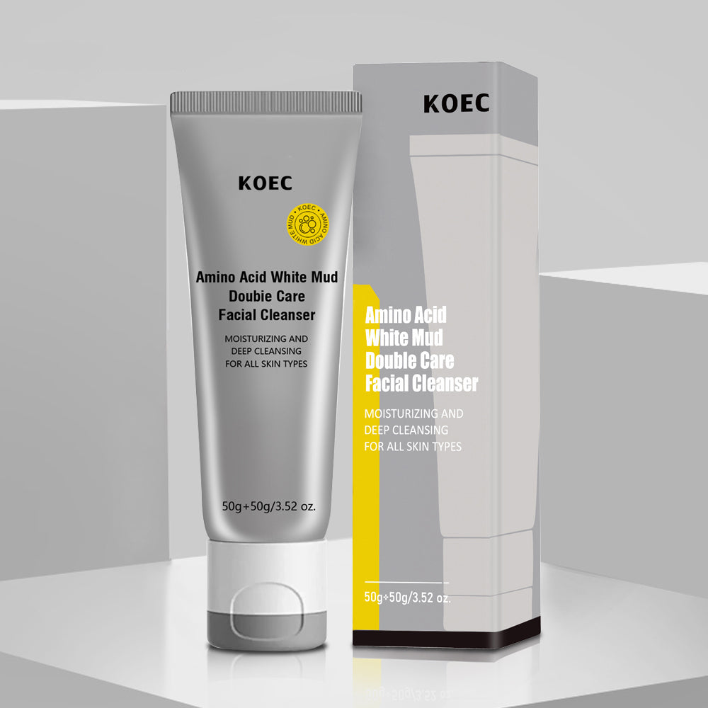 KOEC Amino Acid White Mud Double Care Facial Cleanser
