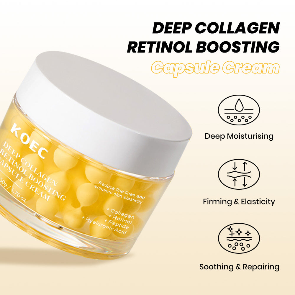 KOEC DEEP COLLAGEN RENTINOL BOOSTING CAPSULE CREAM