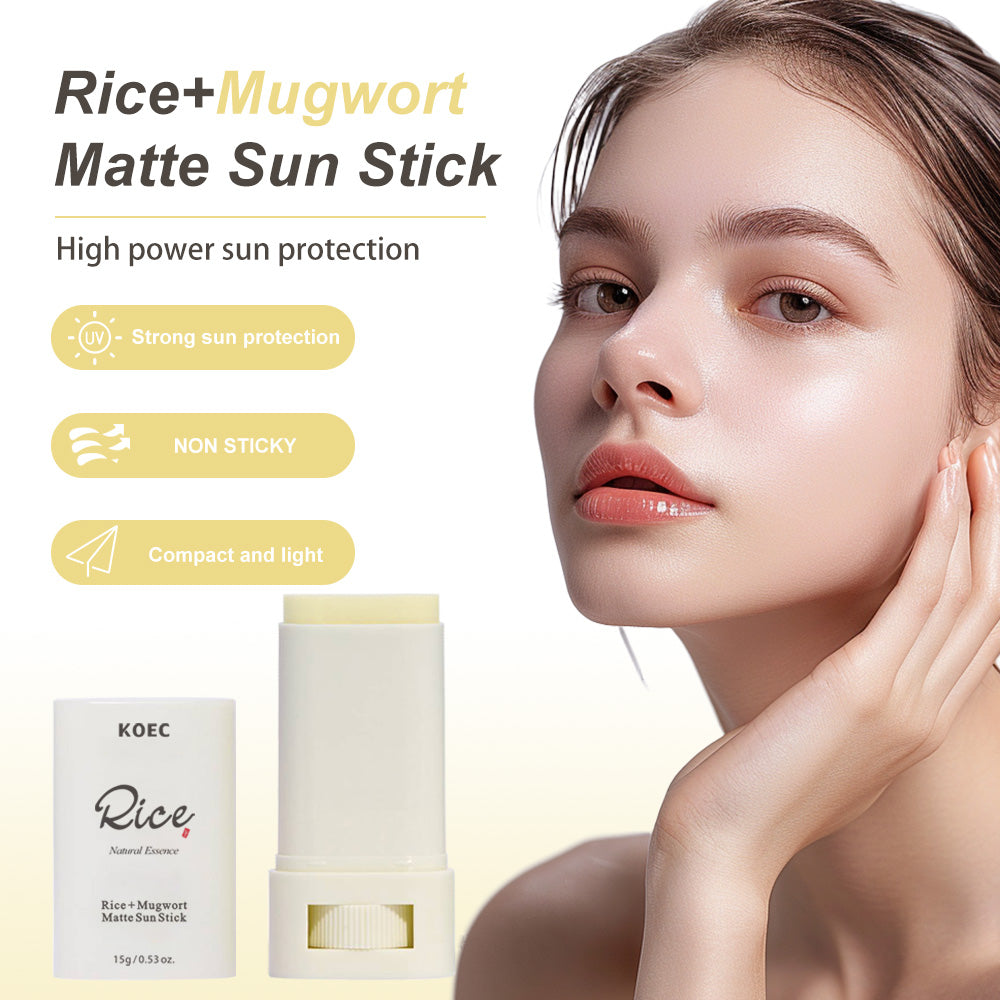 Rice Mugwort Matte Sun Stick
