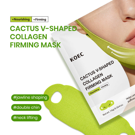 CACTUS V-SHAPED COLLAGEN FIRMING MASK