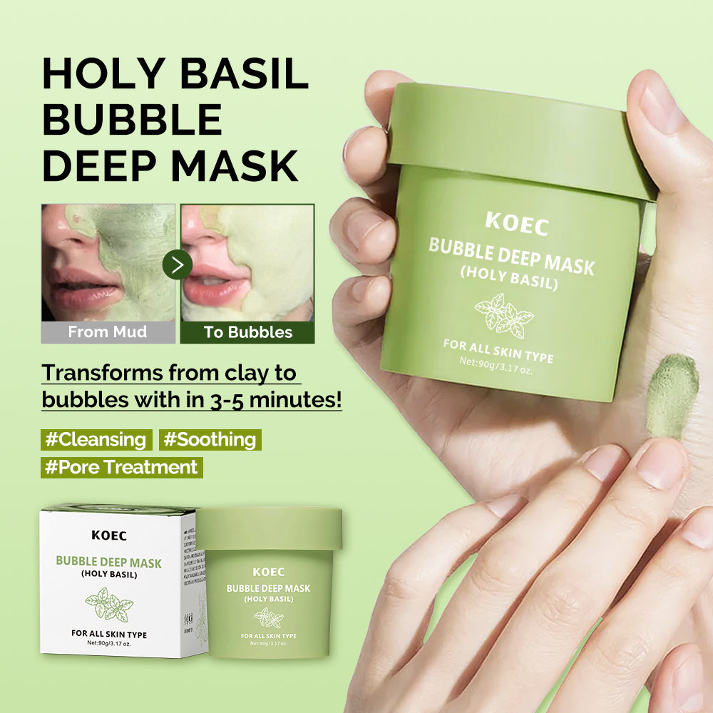 Holy Basil Bubble Deep Mask