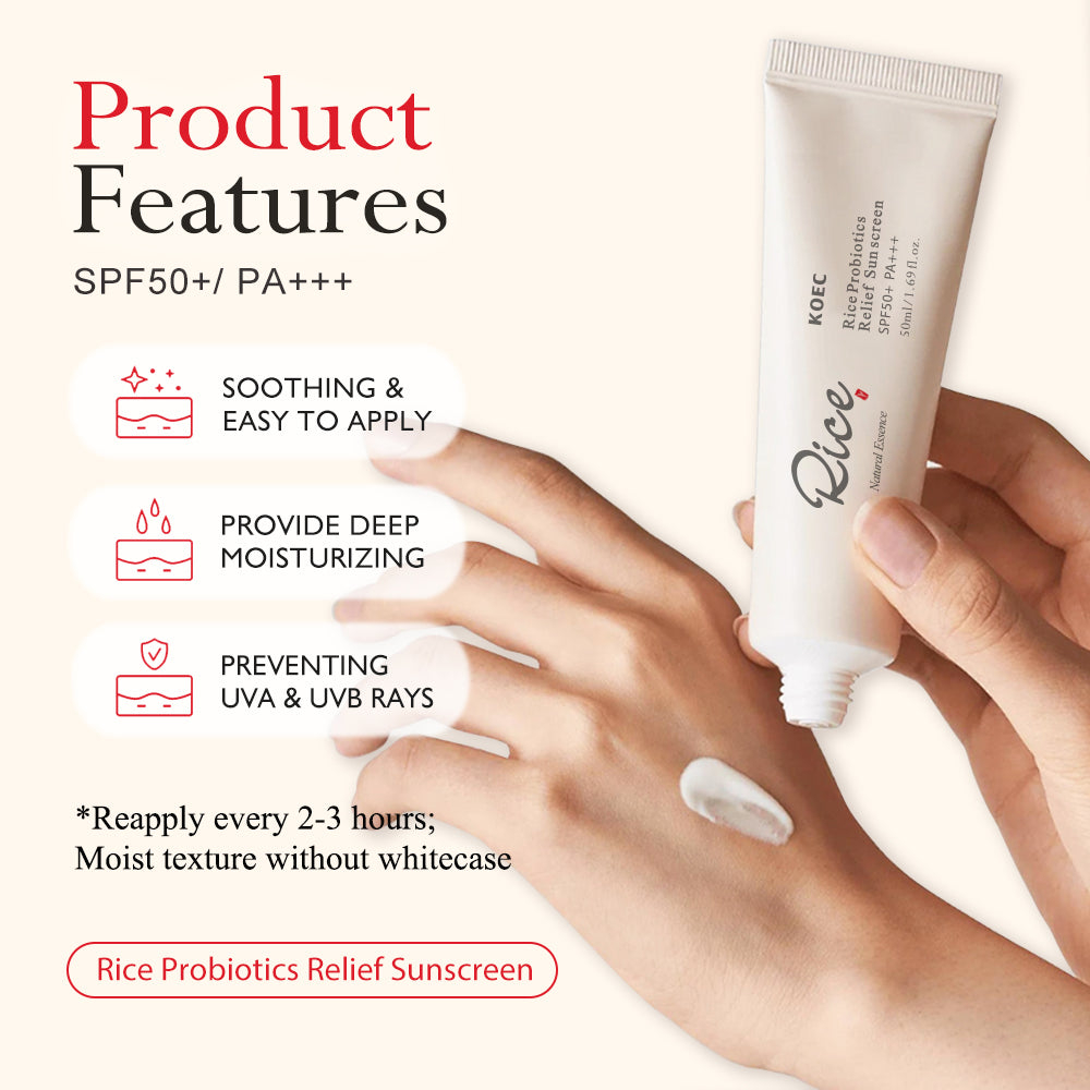 Rice Probiotics Relief Sunscreen