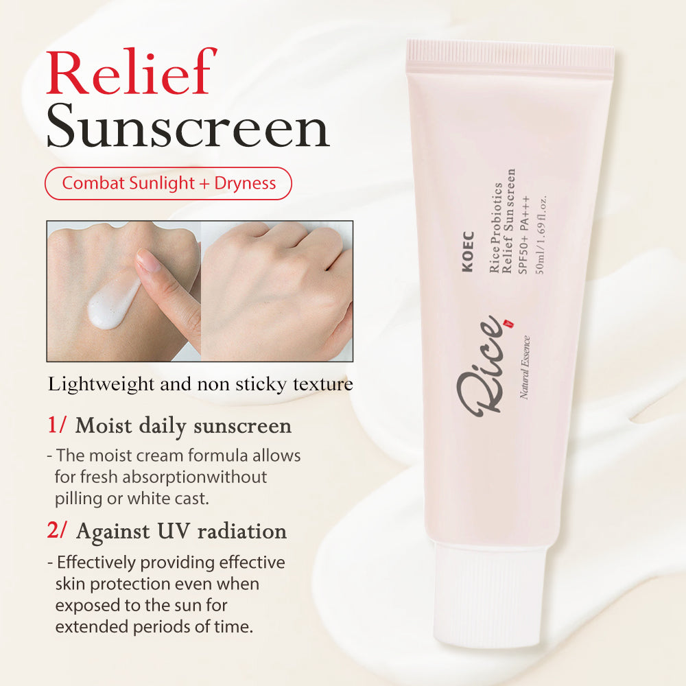 Rice Probiotics Relief Sunscreen