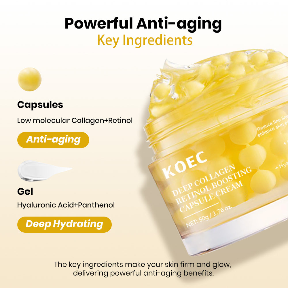 KOEC DEEP COLLAGEN RENTINOL BOOSTING CAPSULE CREAM