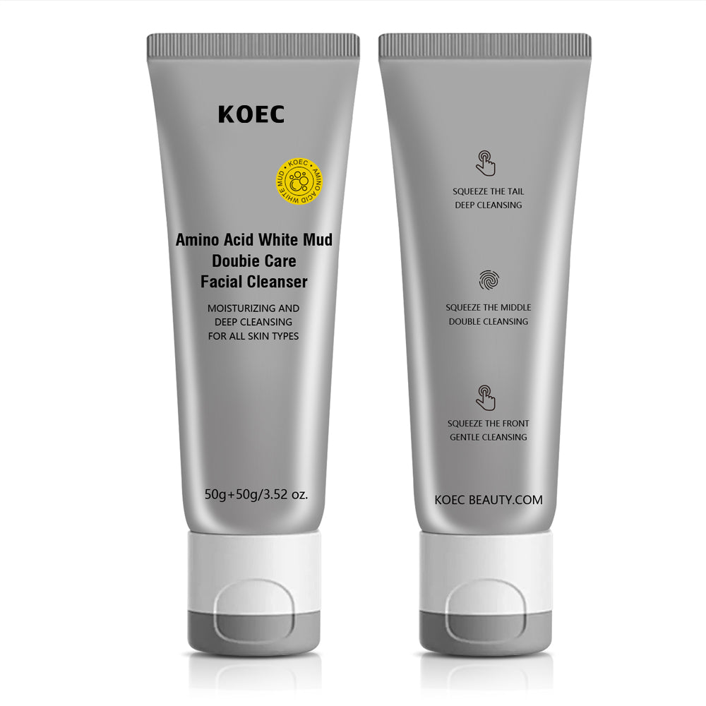 KOEC Amino Acid White Mud Double Care Facial Cleanser