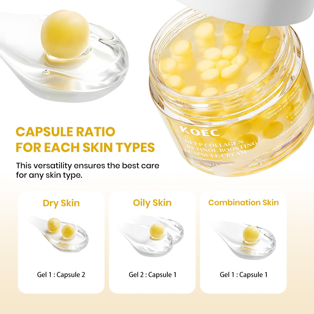KOEC DEEP COLLAGEN RENTINOL BOOSTING CAPSULE CREAM