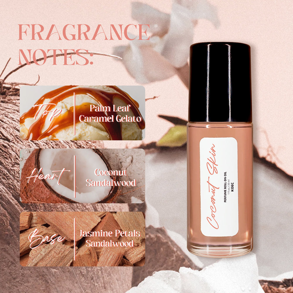 KOEC Perfume Roll On Oil Coconut Skin