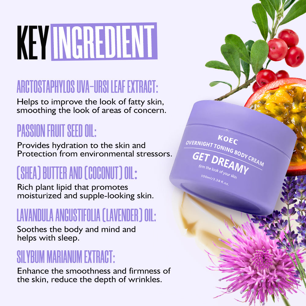KOEC GET DREAMY OVERNIGHT TONING BODY CREAM