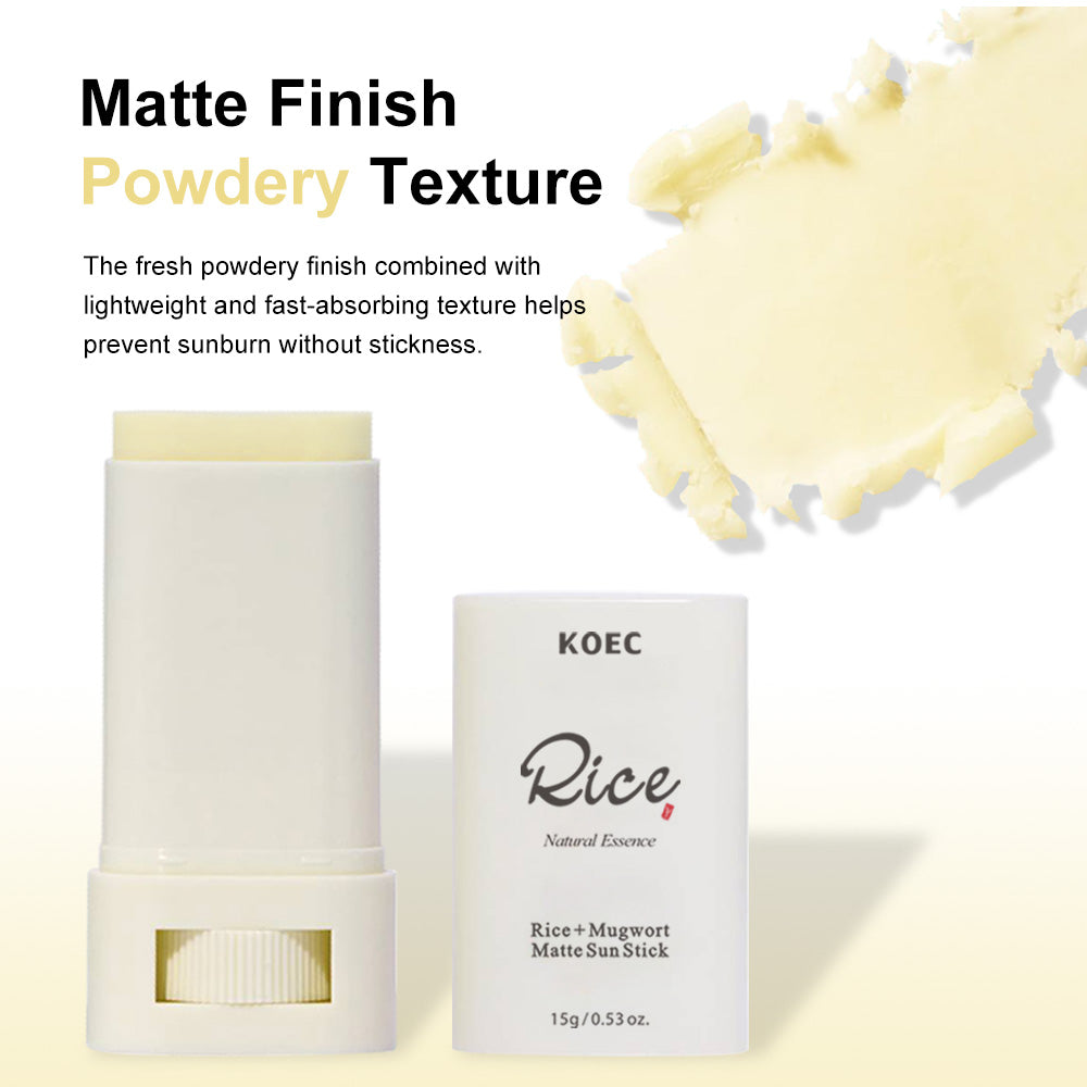 Rice Mugwort Matte Sun Stick