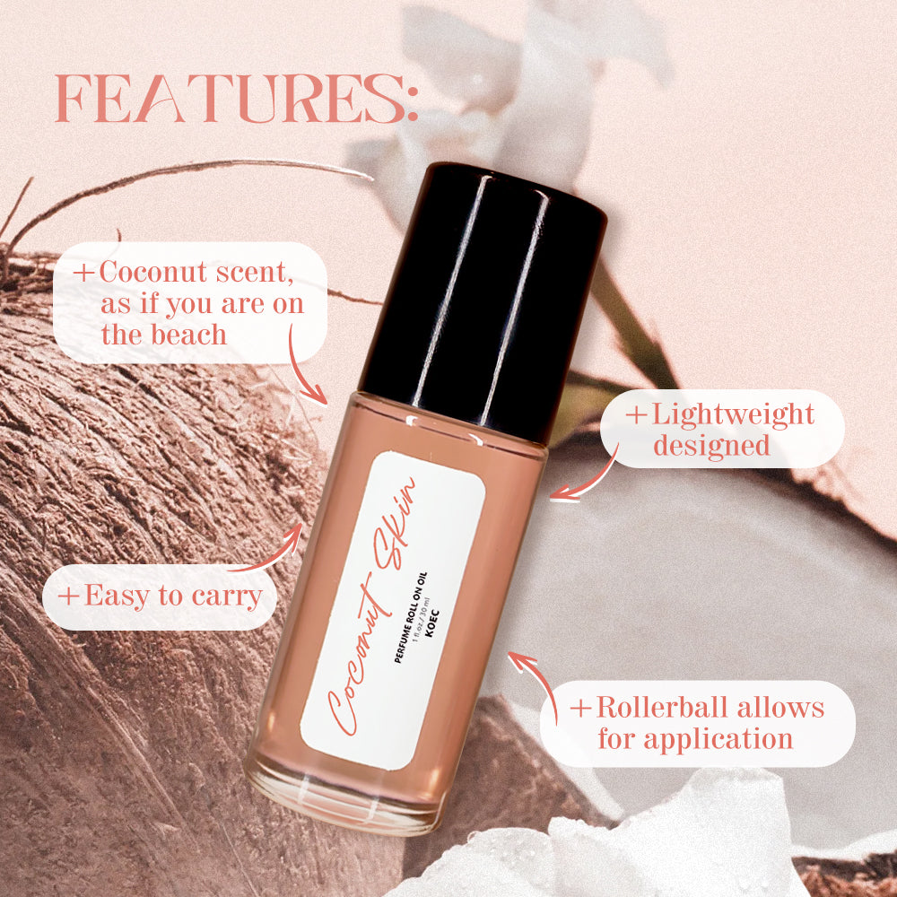 KOEC Perfume Roll On Oil Coconut Skin