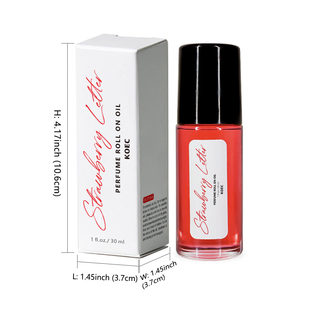 KOEC Perfume Roll On Oil Strawberry Letter