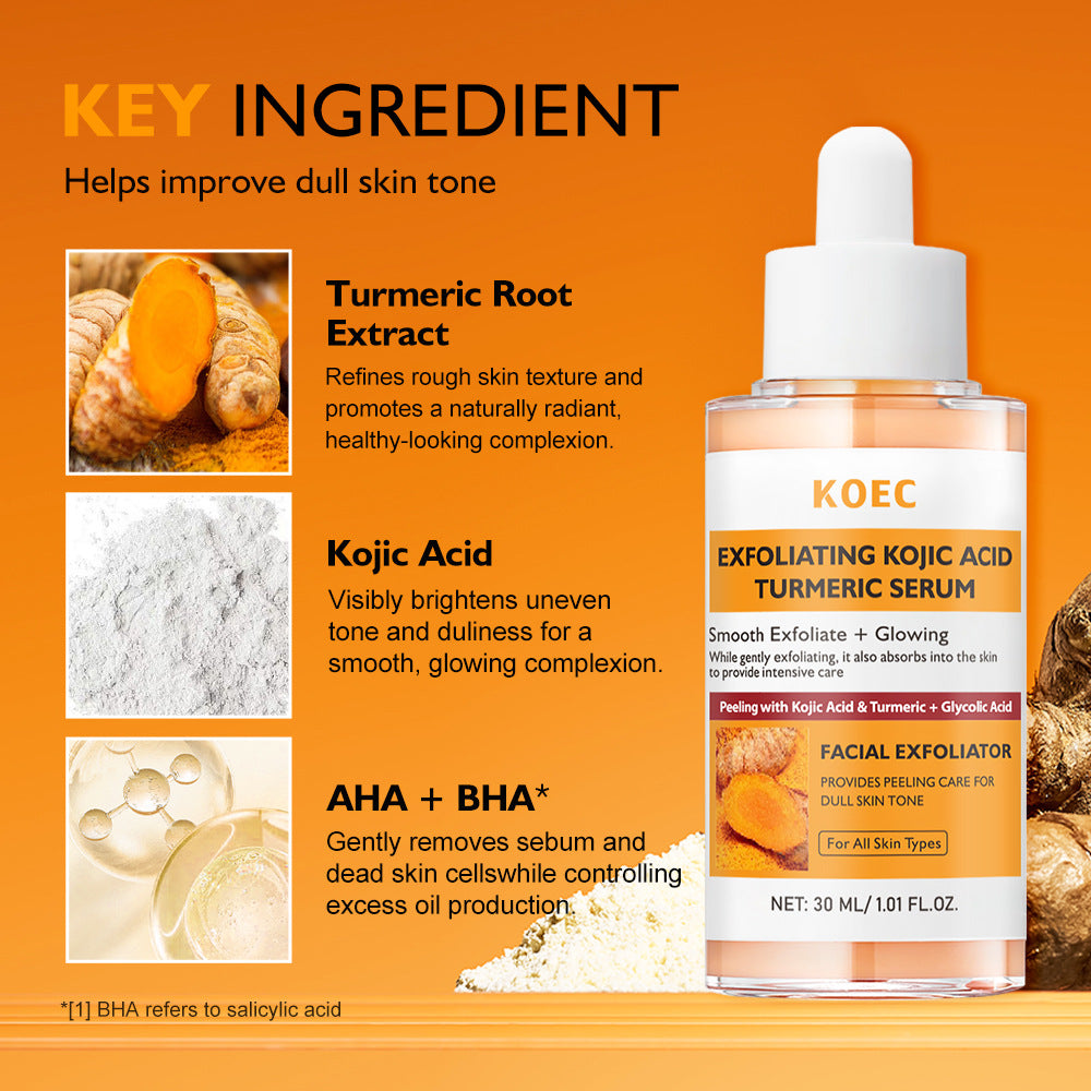 Exfoliating Kojic Acid Turmeric Serum