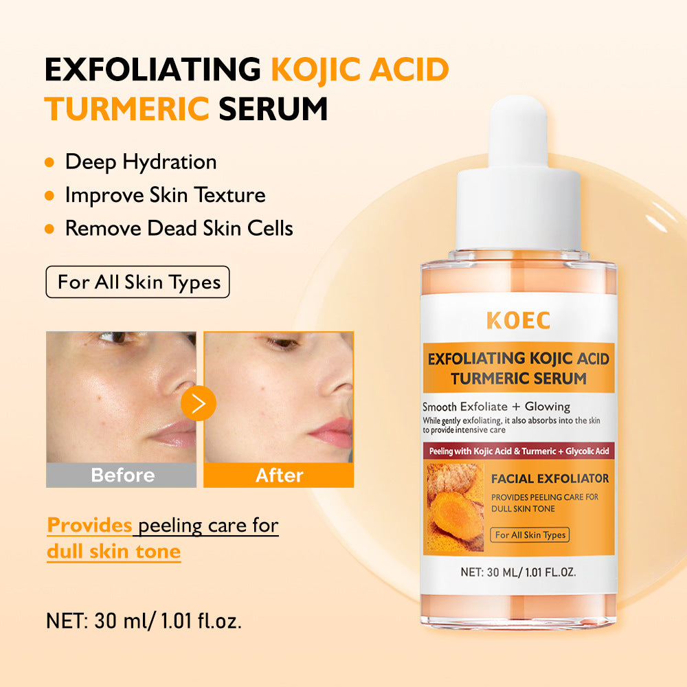 Exfoliating Kojic Acid Turmeric Serum