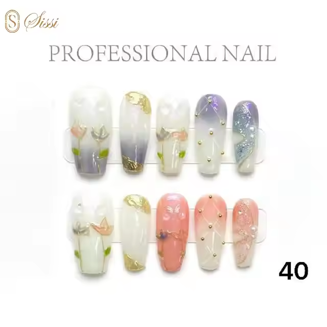 SISSI Private Label Fake Nails Luxury Press on False Nails