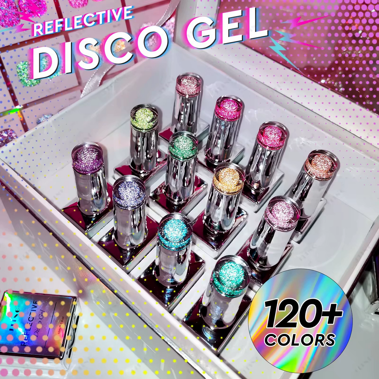 SISSI 12 Colors Reflective Disco Gel Polish Set