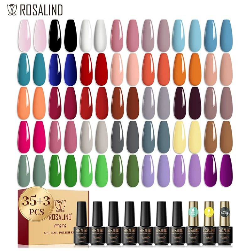 35 Colors Nail Gel Polish Kit with Accessory Tools